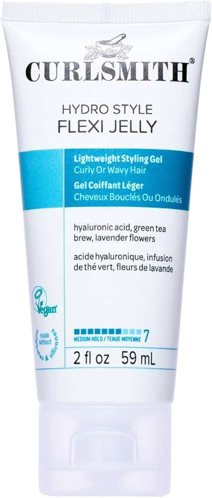 CURLSMITH Hydro Style Flexi - Curl Defining, Medium Hold Jelly Styler, For Bouncy Curls, For All ... | Amazon (US)