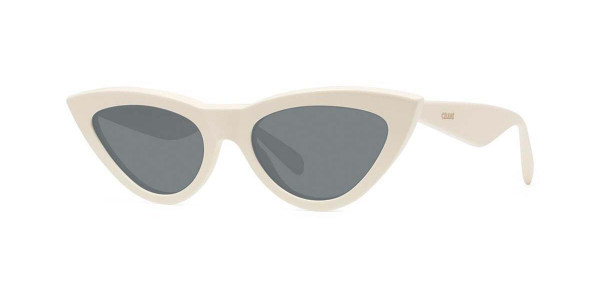 Celine CL4019IN Sunglasses | 25N Acetate Shiny Ivory / Green Lens 56-20-145 | EZ Contacts