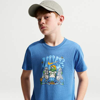 Nike Sportswear Big Kids' T-Shirt in White | IM6652-113 | Nike (US)