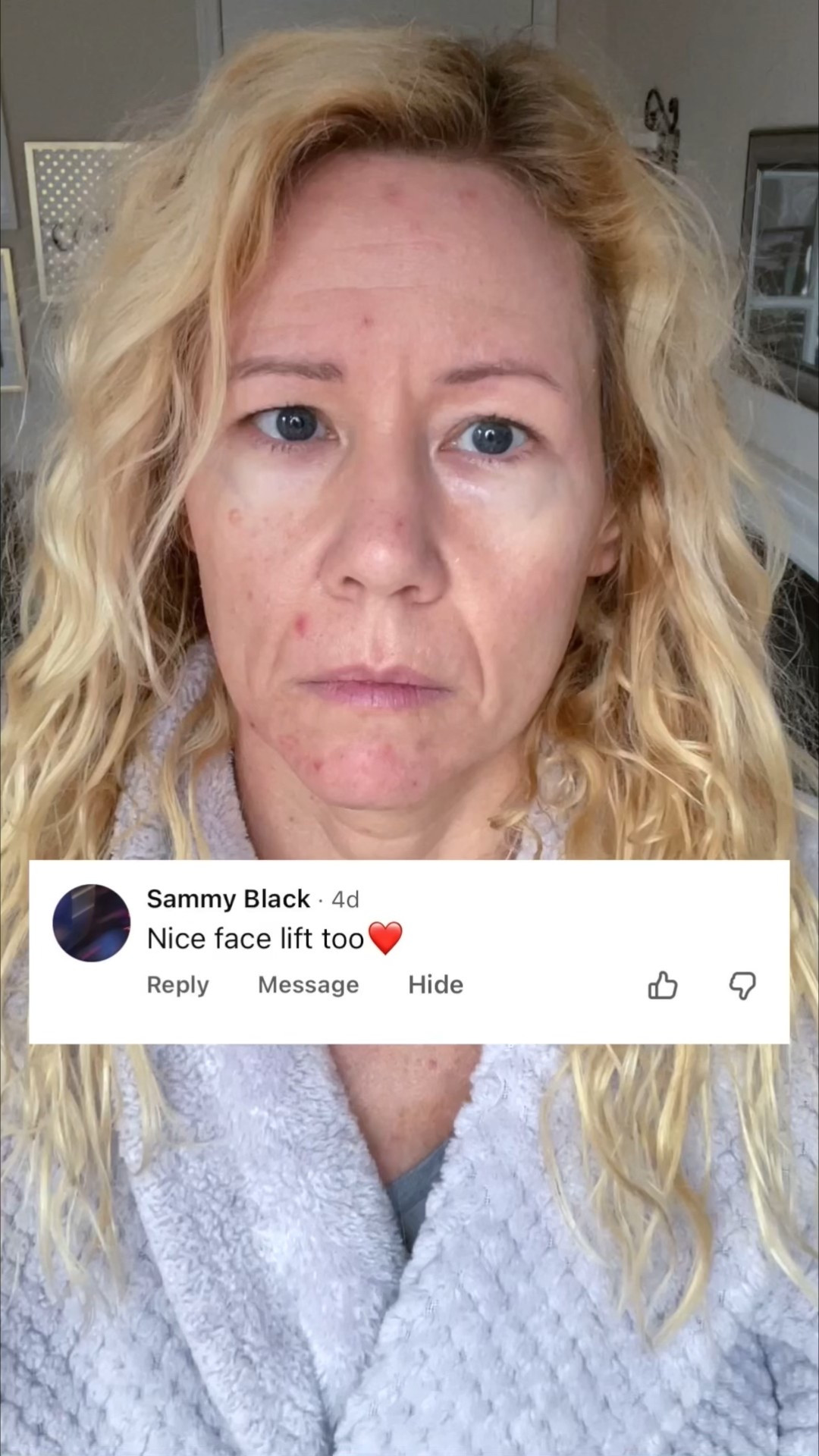 It’s so funny! Every time I show my bare face, people tell me I should get all kinds of cosmetic surgeries (upper bleph, face lift) and every time I show my face with a full face of makeup, they are accusing me of having done cosmetics procedures! I don’t even do Botox or fillers! It’s just makeup y’all! 😆

#LTKBeauty #LTKOver40