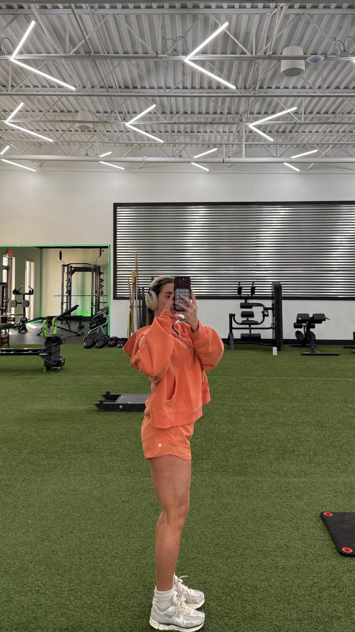 I’m 5’2” in 6 shorts + L/XL hoodie (I wear this size my whole pregnancy in this set) @lululemon 

#LTKfitnessgoals #LTKmomlife #LTKdayinmylife