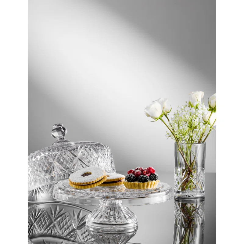 Dublin Crystal Footed Cake Dome | Wayfair North America