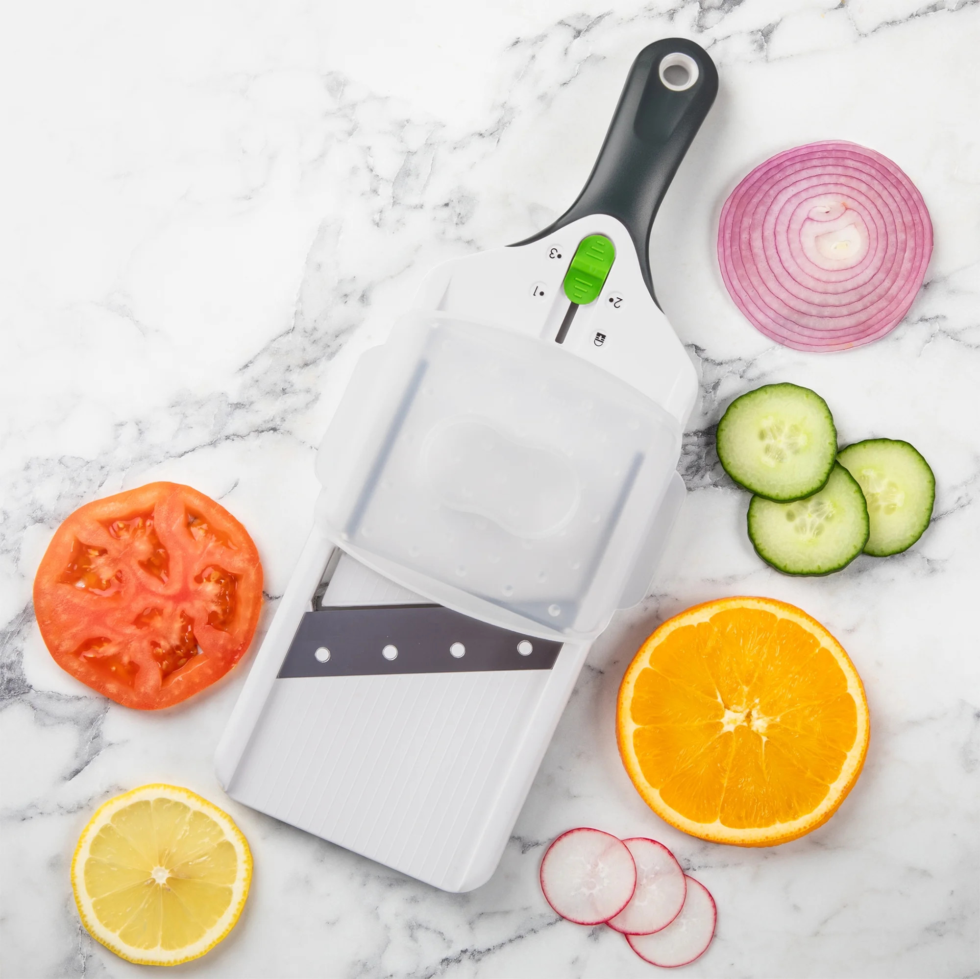 PrepSolutions Stainless Steel Blade Easy Adjustable Mandolin Slicer | Walmart (US)