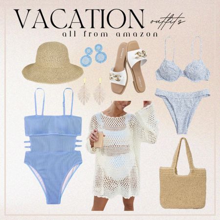 Vacation outfits 💙

Vacation outfit / beach outfit / swim suit / Amazon swim / Amazon vacation outfit / Amazon fashion / Amazon bikini / swim coverup / beach bag / sun hat 

#LTKswim #LTKtravel #LTKfindsunder50