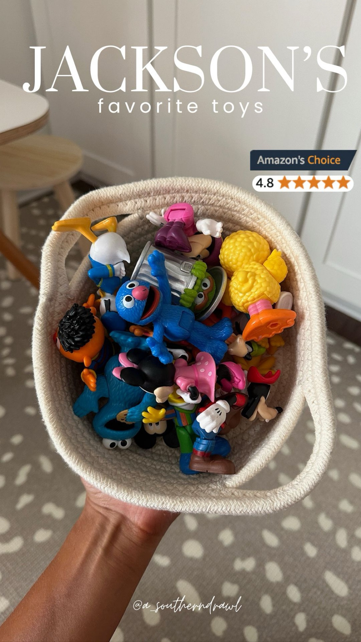 Another Jackson favorite🫶💫 Sesame Street figurines from Amazon!

action figures, Sesame Street figurines, Amazon toy, Amazon finds, toddler toys, toddler activities, finds under 15, Grace White, A Southern Drawl

#LTKFamily #LTKKids #LTKFindsUnder50