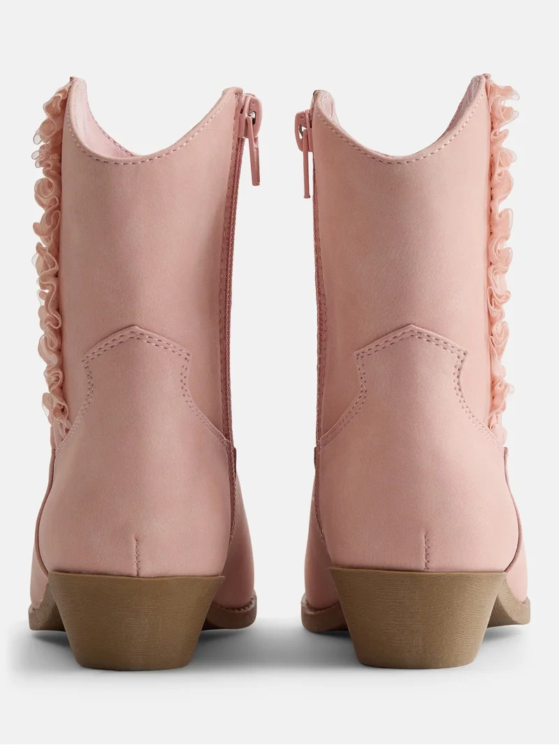 Justice Little Girls and Big Girls Western Boots | Walmart (US)