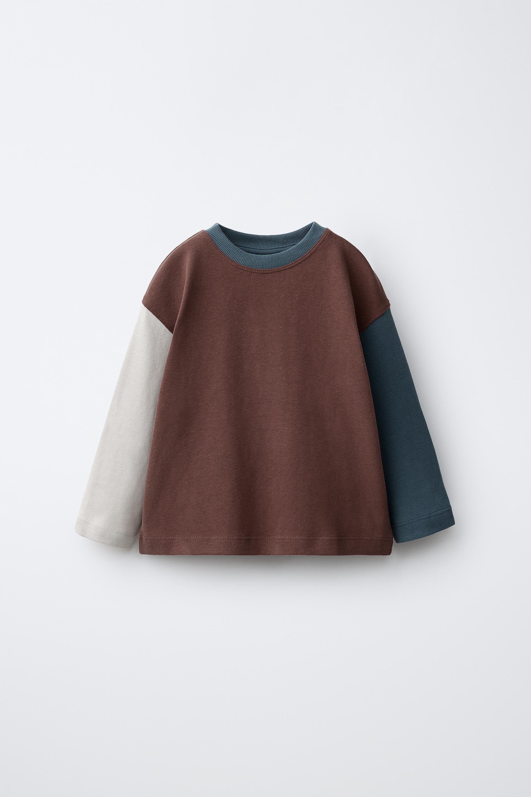 HEAVY SOFT COLORBLOCK T-SHIRT | Zara US