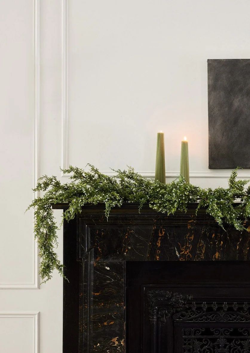 Artificial Juniper and Berry Christmas Garland - 48" | Afloral