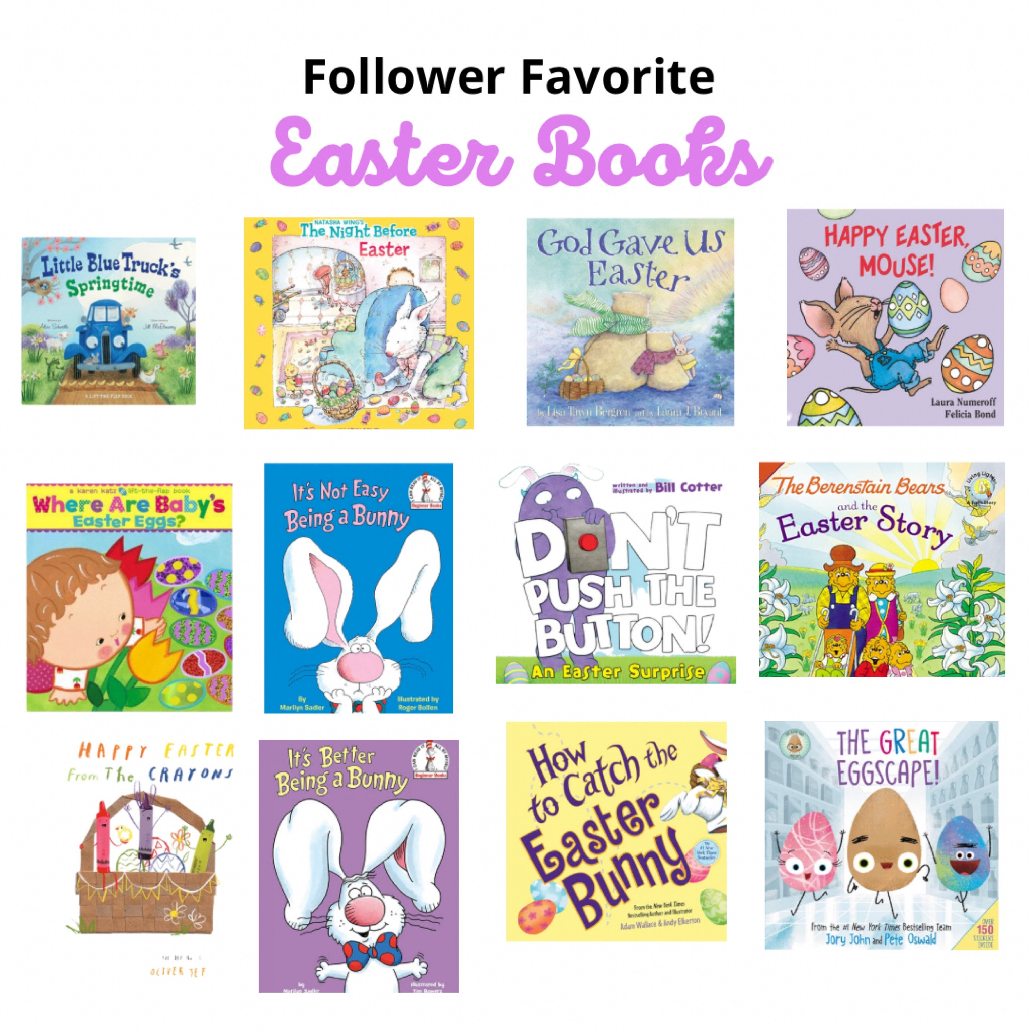 I polled my followers and these were the most recommended Easter books for kids! All of them found at Target and currently all are 20% off right now! 

#LTKfamily #LTKhome #LTKkids