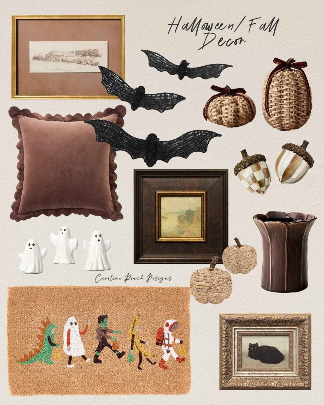 Halloween and fall decor. Wall art, throw pillows, and burgundy vases

#LTKHome #LTKSeasonal #LTKKids