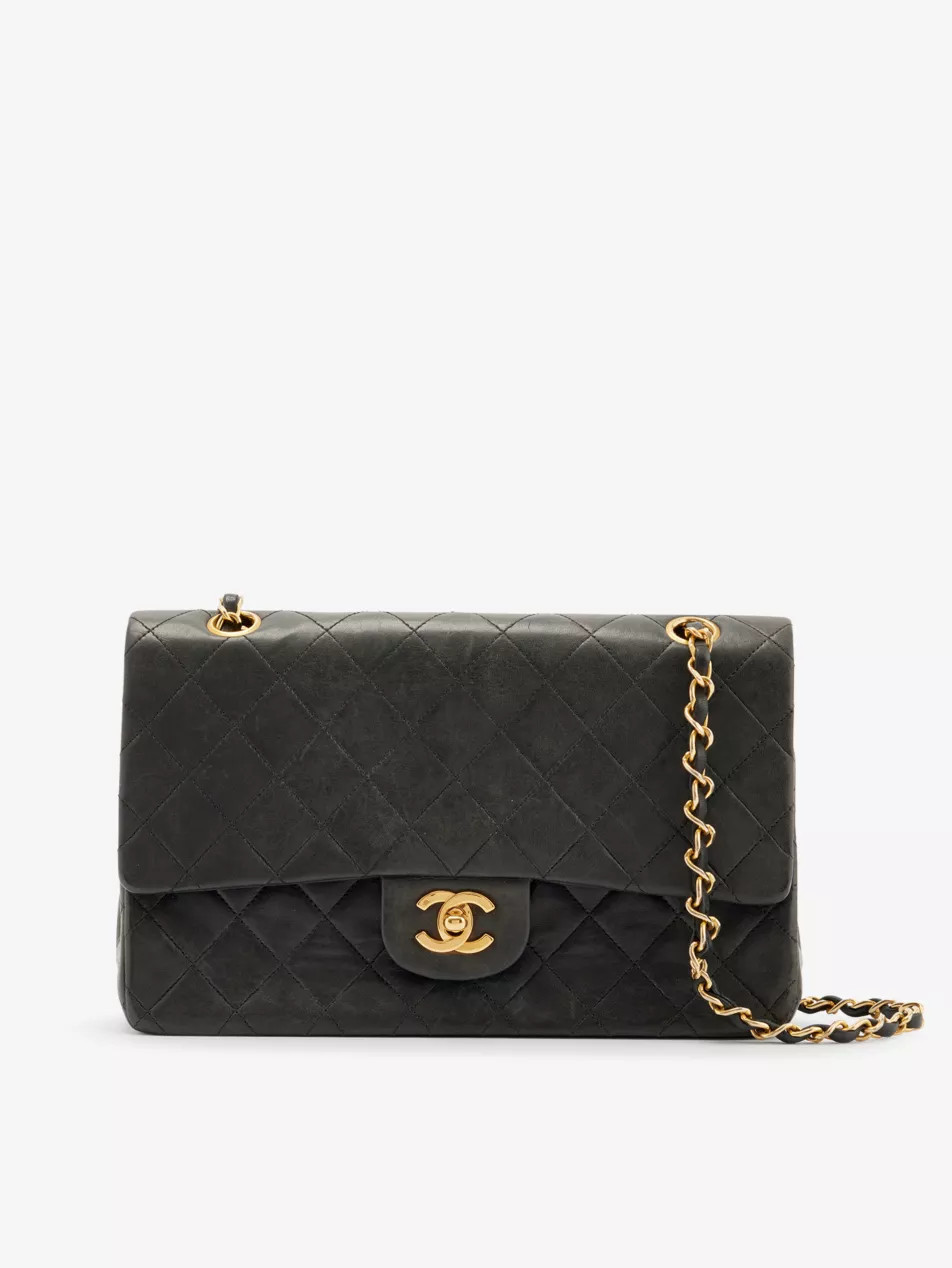 Pre-loved Chanel classic quilted leather shoulder bag | Selfridges