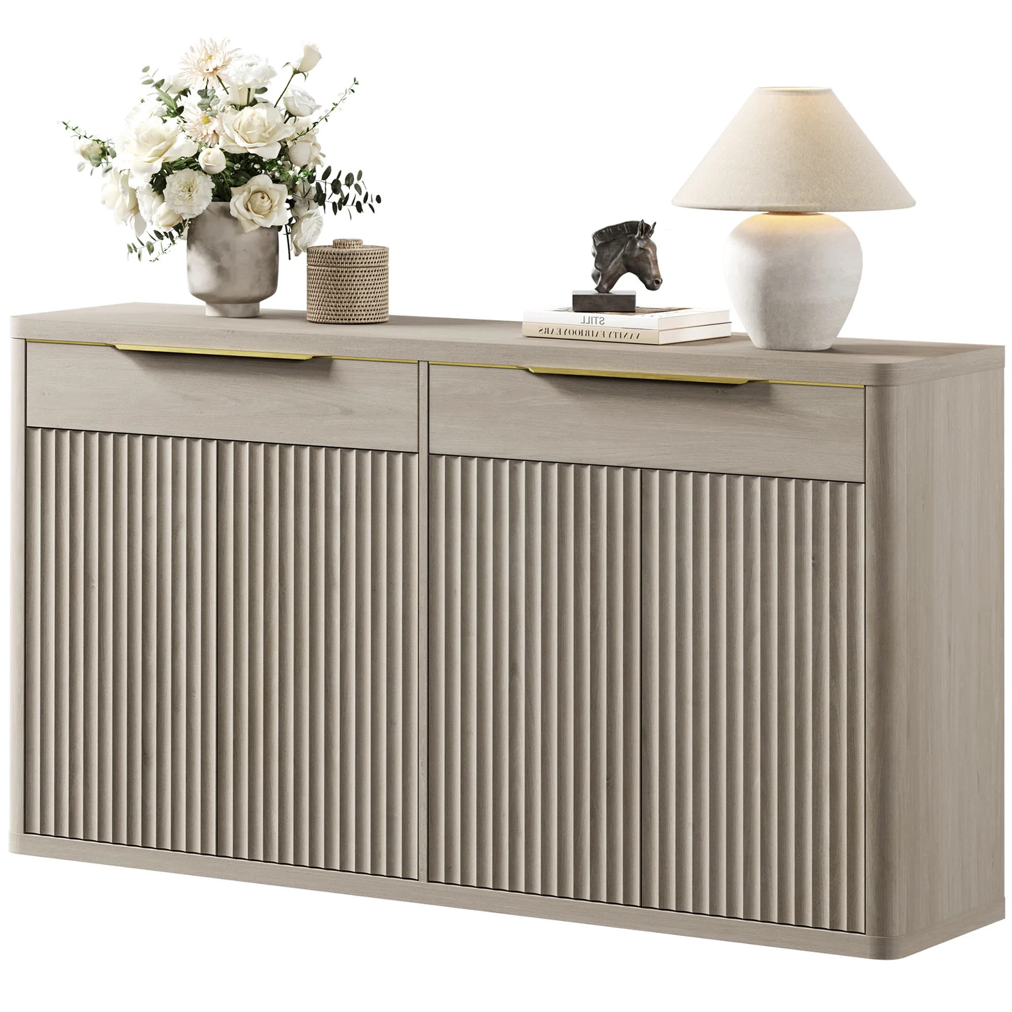 Cesiro 66.34'' Sideboard With 4 Doors And 2 Drawers | Wayfair North America