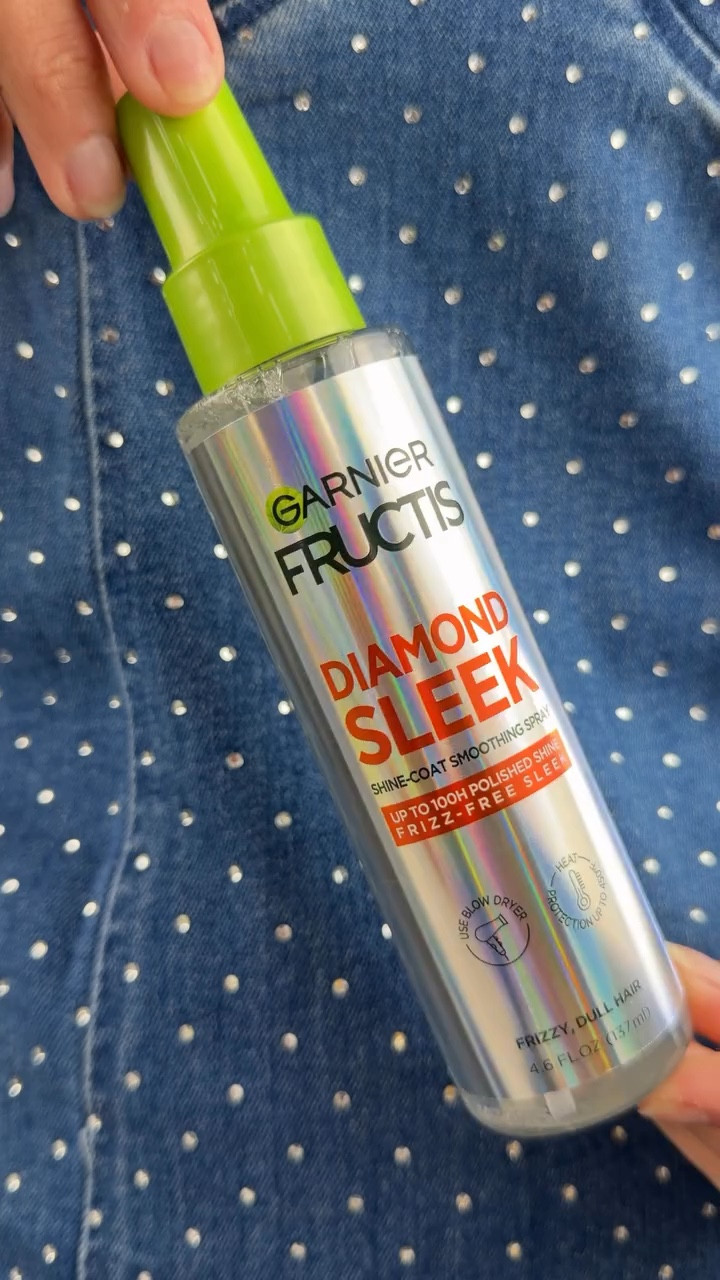 #giftedbygarnier ✨ my hair has NEVER looked this sleek
That diamond shine hits different 💎 #diamondeffect #diamondsleek #garnier #blowdrystyle 

Obsessed with how smooth, shiny, and frizz free my hair looks after using this … it literally gives that glass hair finish without weighing it down. Perfect for my curls when I want a sleek moment 🤍

If you want that salon shine at home… this is it.

Comment LINK and I’ll send it to you 💌

@garnierusa