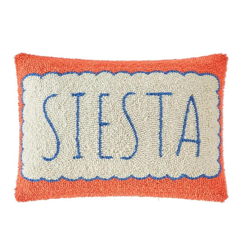 Mainstays by Becky G. & Alejandra Siesta Decorative Pillow, Mandarin Orange, 14" x 20" | Walmart (US)