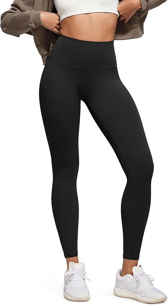 ODODOS No Front Seam Yoga Leggings for Women - 25" / 28" High Waist Buttery Soft Lounge Yoga Pant... | Amazon (US)
