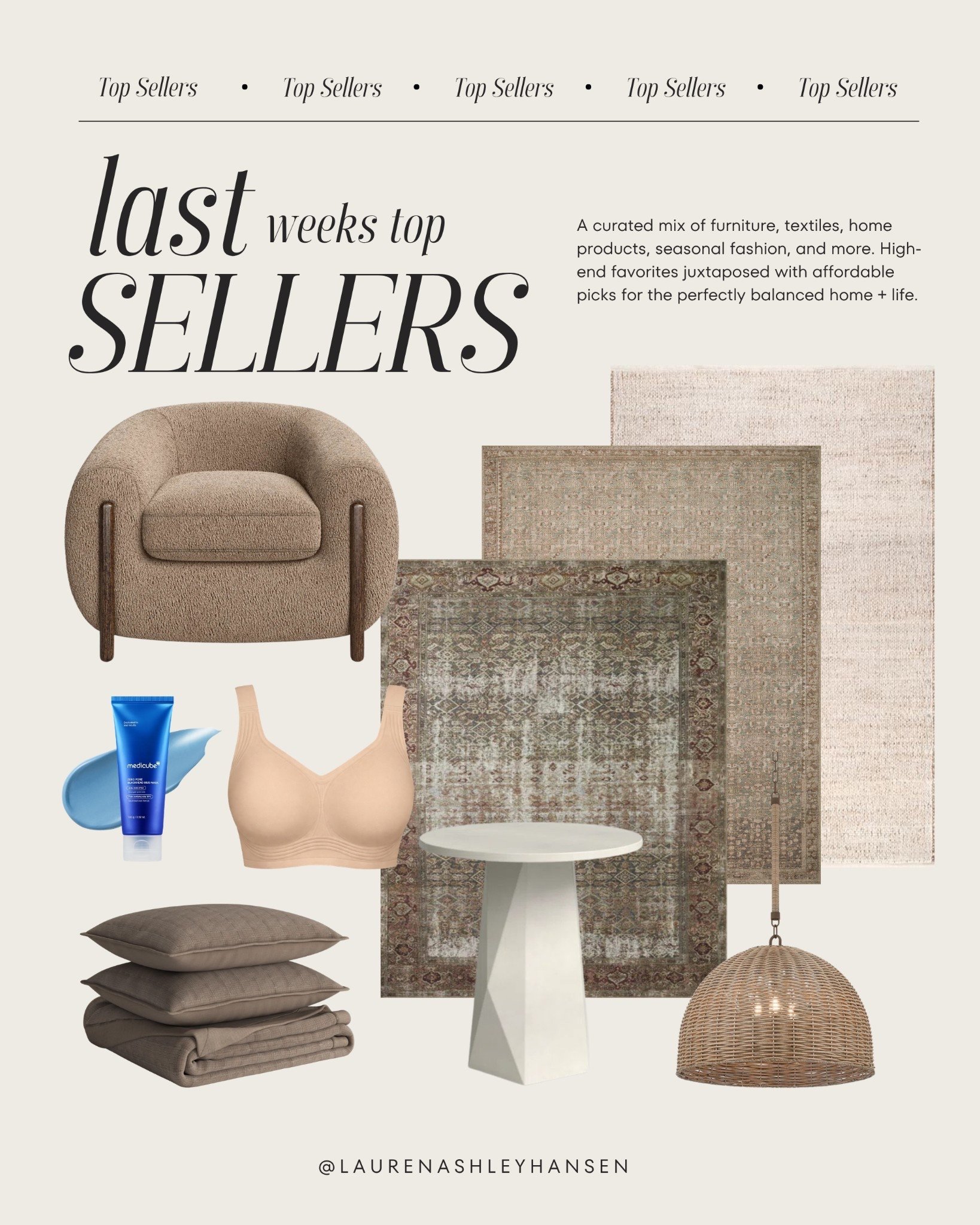 A curated mix of furniture, textiles, home products, seasonal fashion, and more. High-end favorites juxtaposed with affordable picks for the perfectly balanced home + life.

#LTKHome