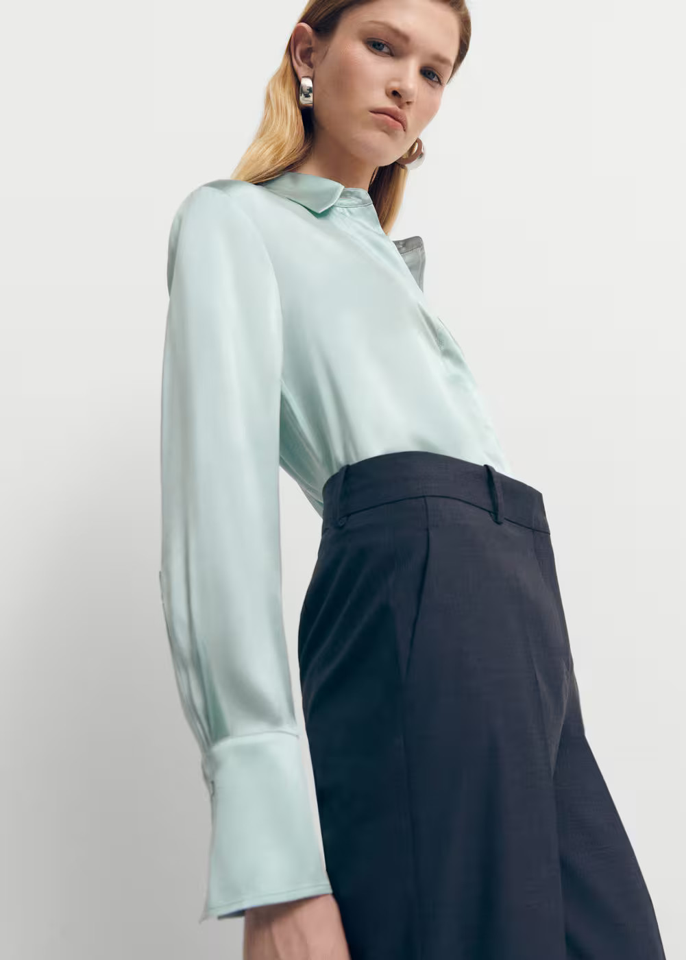 100% silk shirt -  Women | Mango USA | MANGO (US)