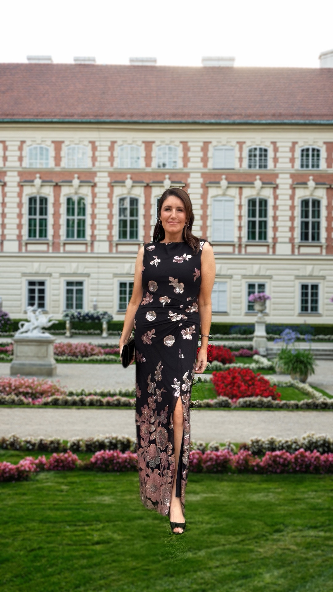 Fall wedding guest dress perfection 🍂✨
This beautiful (and comfortable) gown with a romantic flower motif is the definition of ageless style. #fallweddingguestdress

#LTKWedding #LTKSaleAlert #LTKOver40