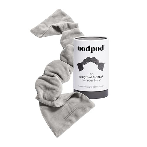 Nodpod Gentle Pressure Sleep Mask | Patented Light Blocking Design for Sleeping, Traveling & Relaxation - Elephant Gray | Amazon (US)