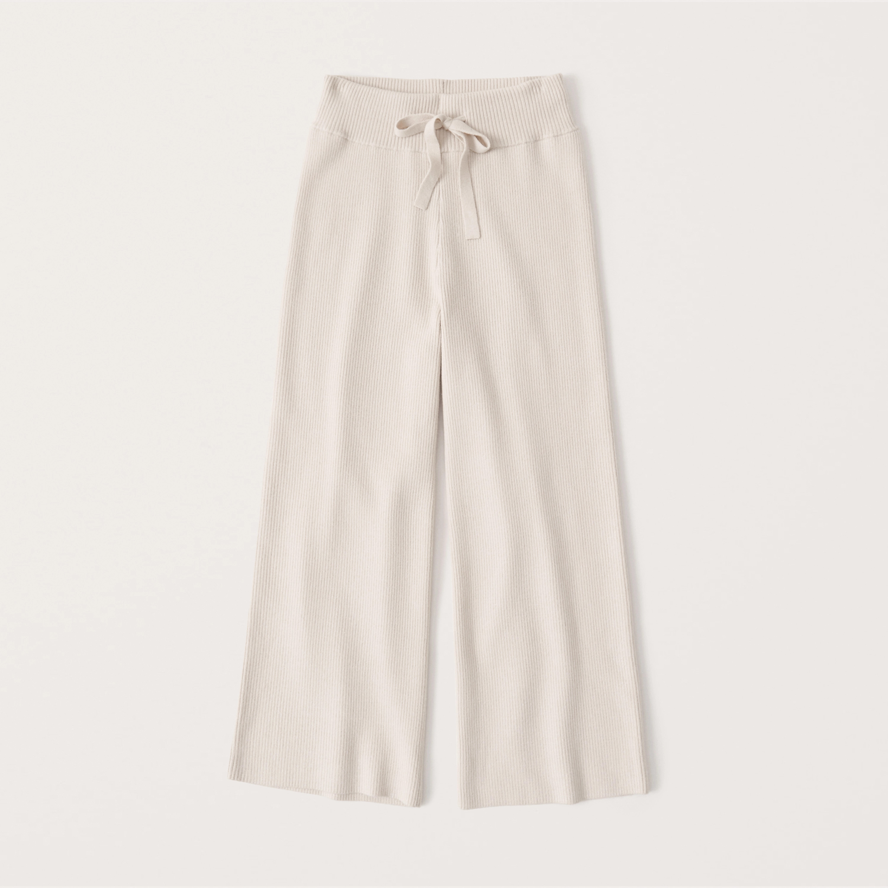 Wide Leg Sweater Pants | Abercrombie & Fitch (US)