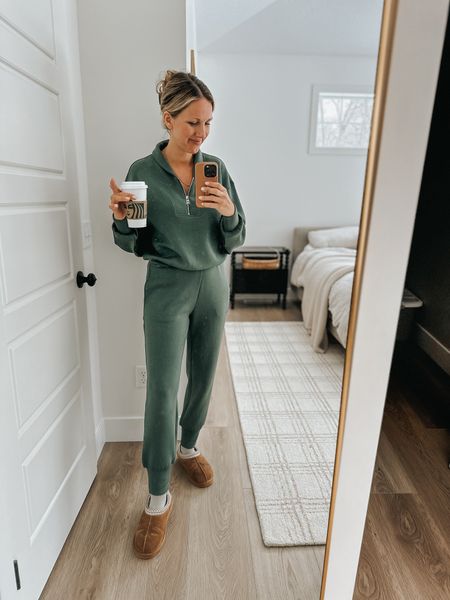Post vaca catch up day and this Varley outfit is the PERFECT outfit for errands + at home- I have never worn something so soft and comfy 

#LTKActive #LTKover40