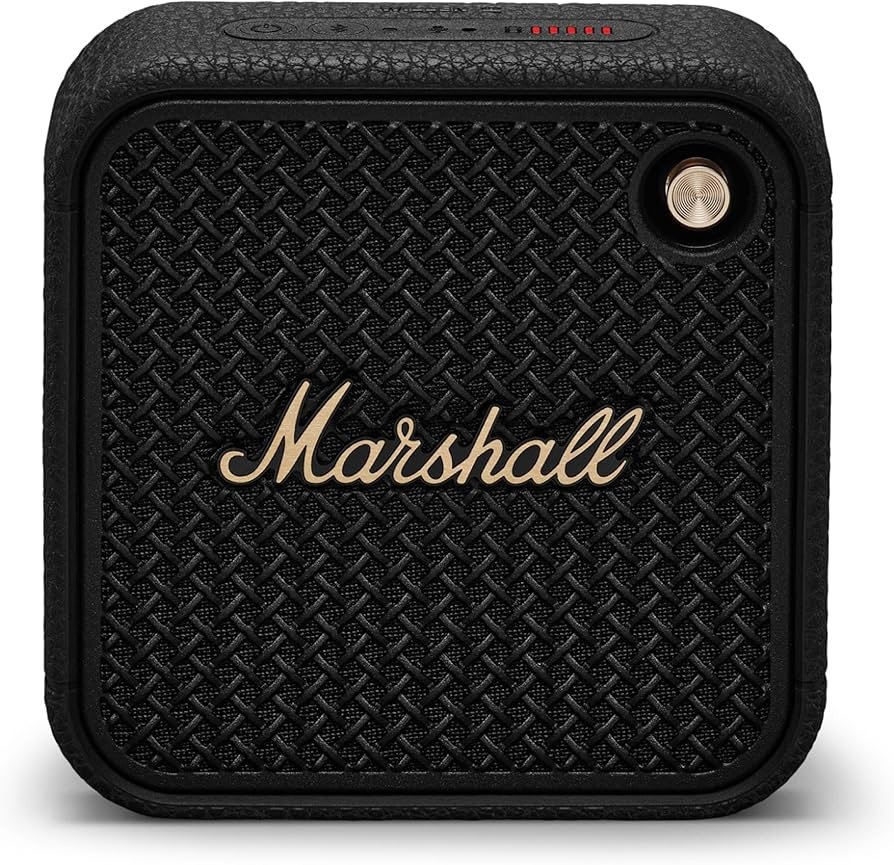 Marshall Willen II Bluetooth Portable Speaker - Black & Brass | Amazon (US)