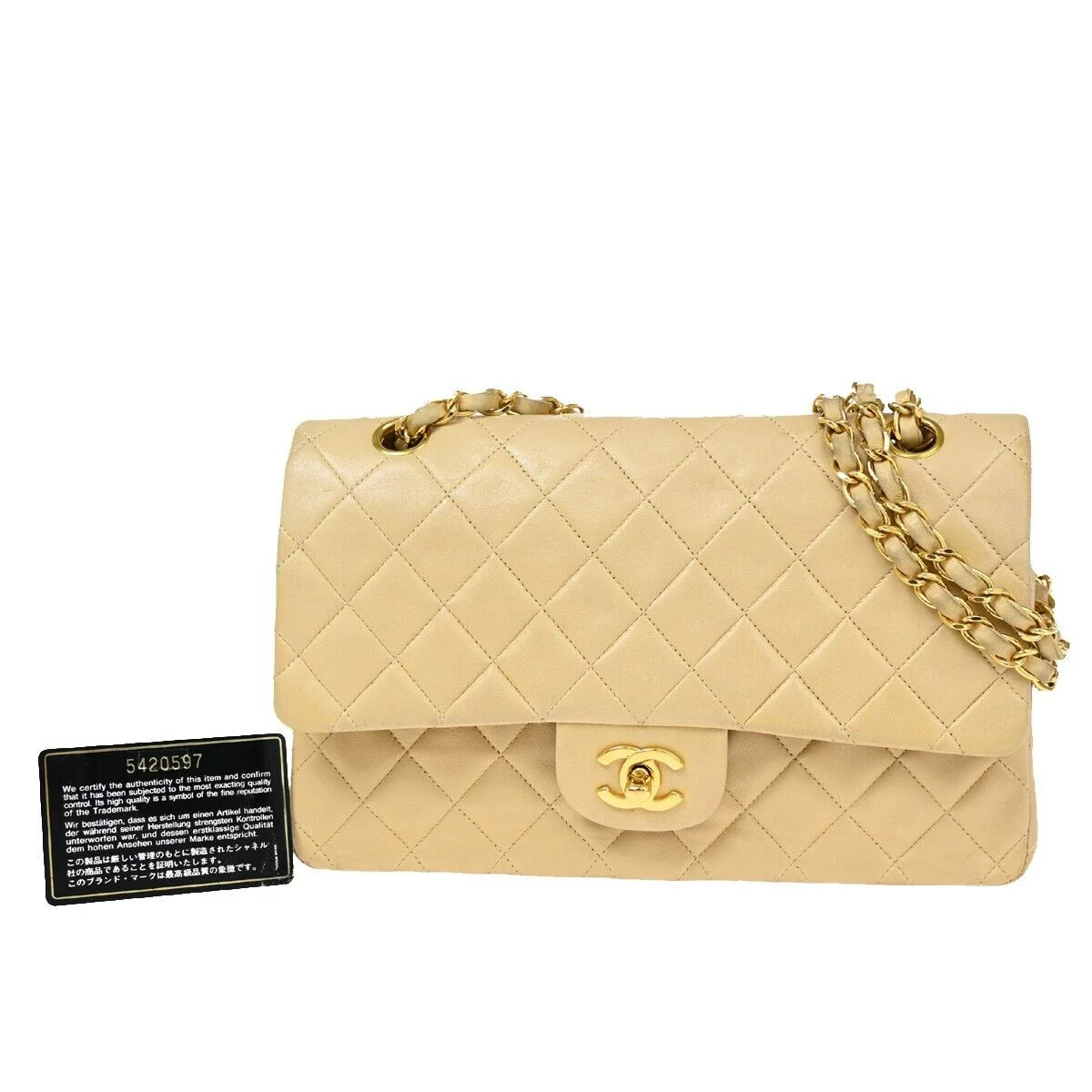 Chanel Timeless Leather Shoulder Bag (Pre-Owned) | Shop Simon