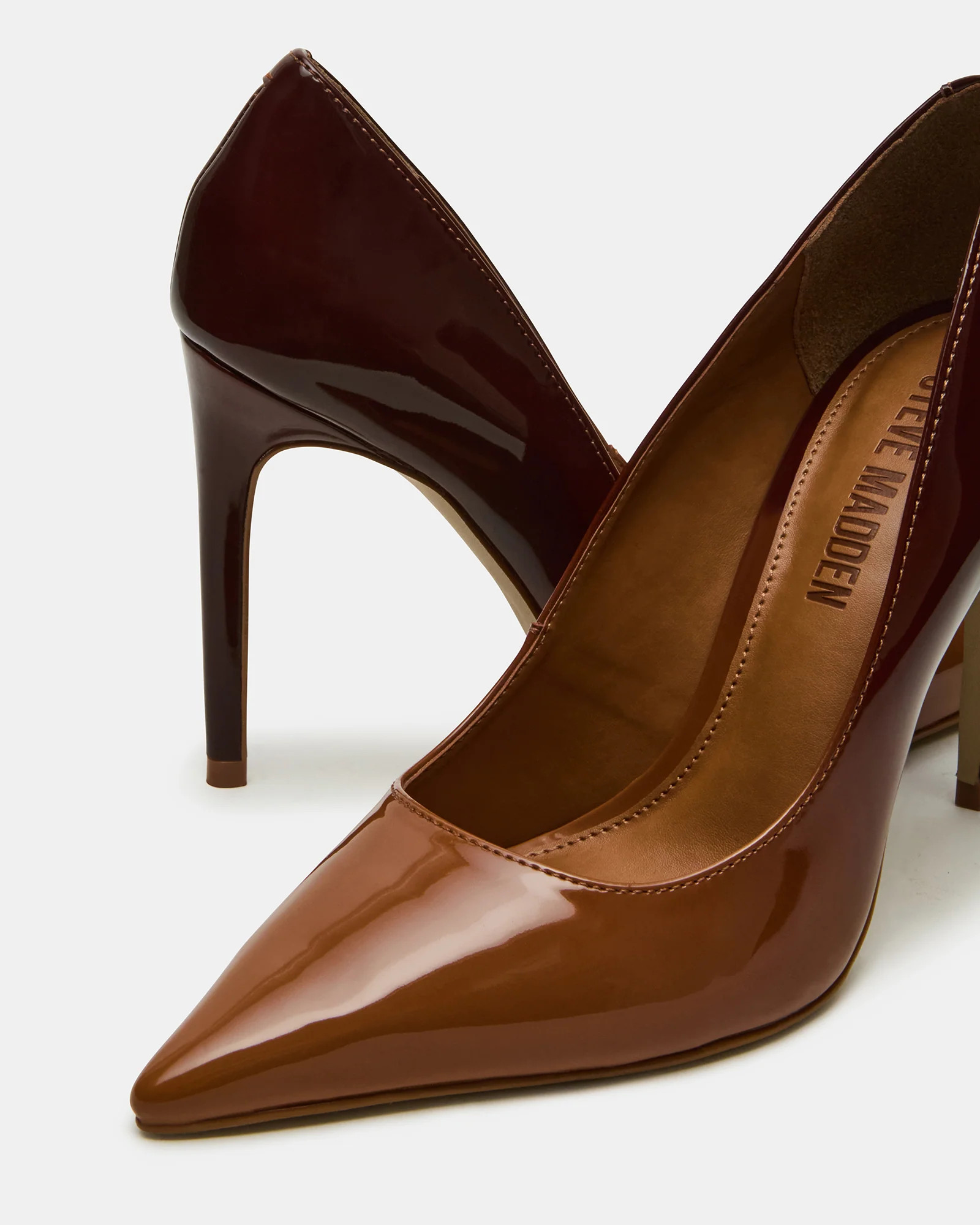 NOIR Tan Multi Pointed-Toe Stiletto Pump Women's Heels | Steve Madden (US)