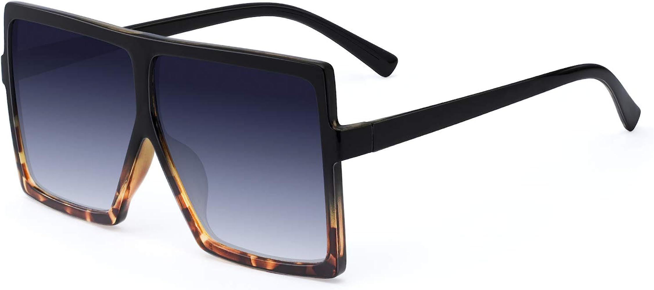 Square Oversized Sunglasses For Women - FEIDU Trendy Fashion Sunglasses For Women Men Celebrity/ ... | Amazon (US)