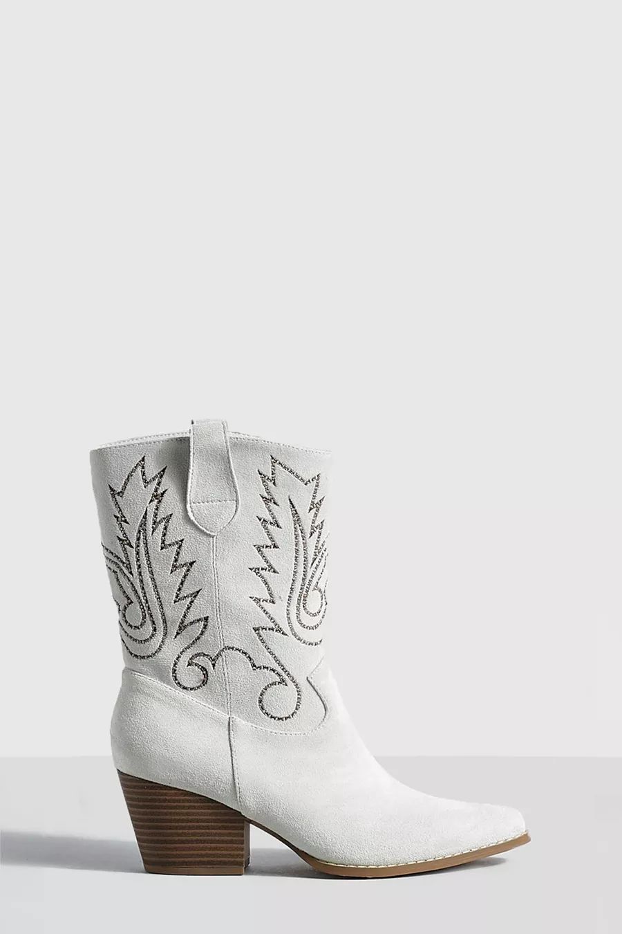 Stitch Detail Western Cowboy Boots | Boohoo.com (NL)