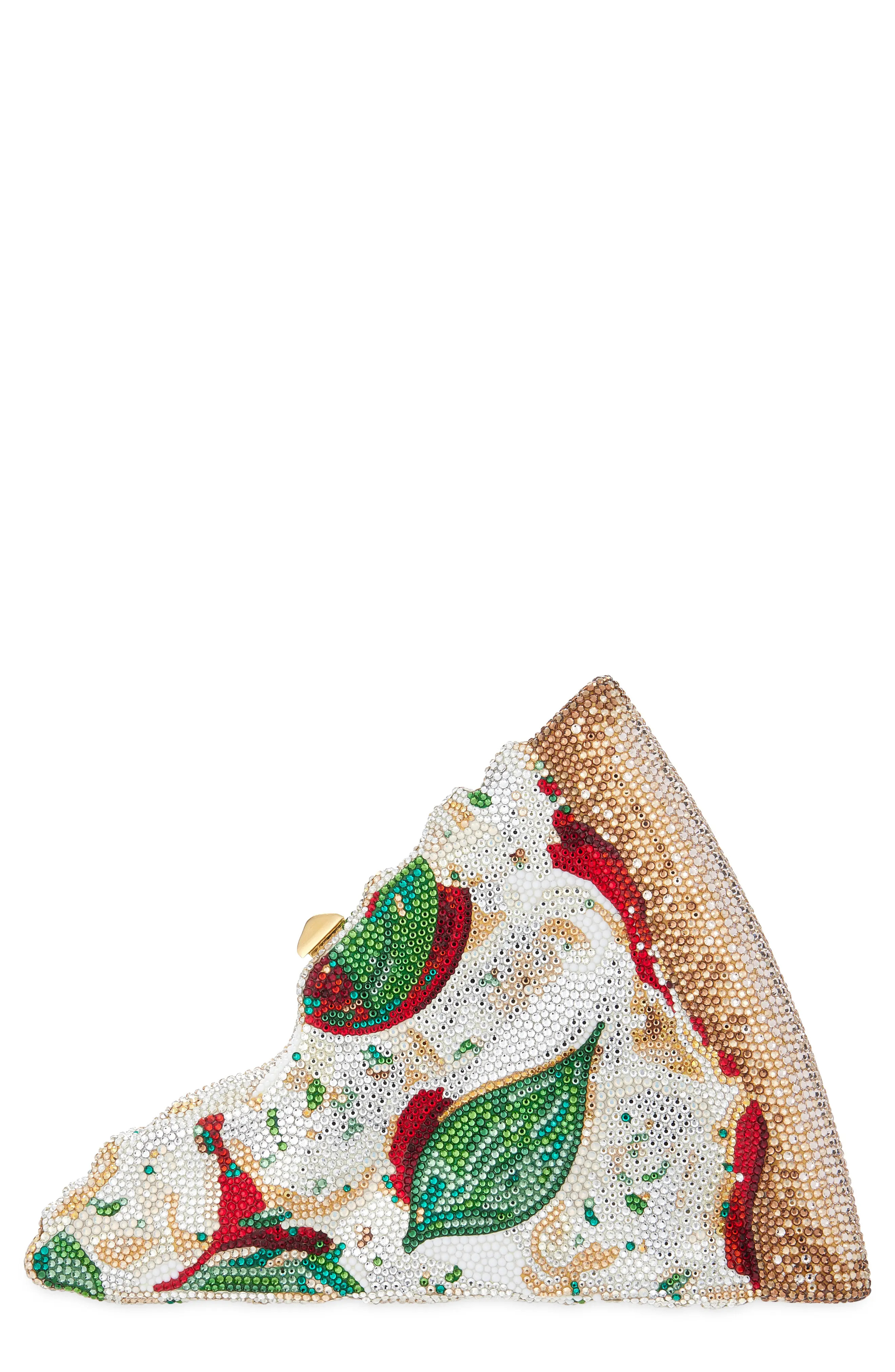 JUDITH LEIBER COUTURE Margherita Pizza Crystal Clutch (Women) | Nordstrom | Nordstrom