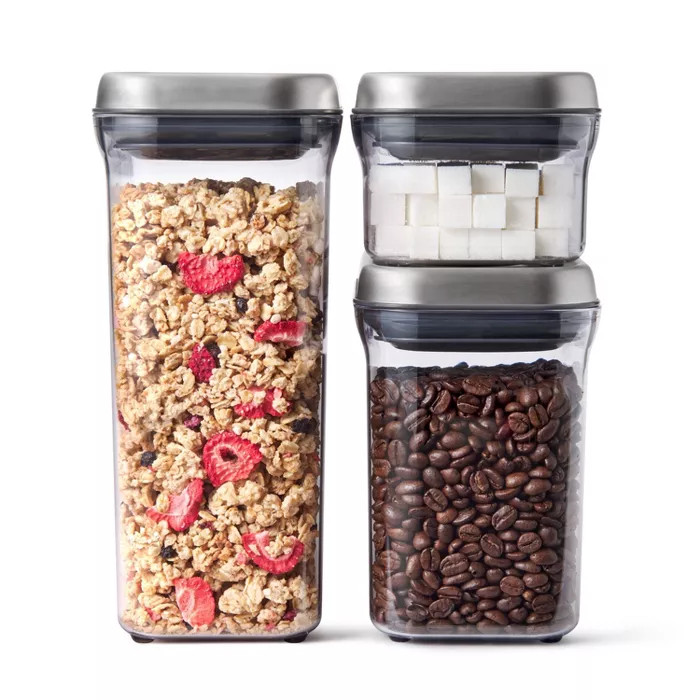 OXO 3pc SteeL POP Container Set | Target