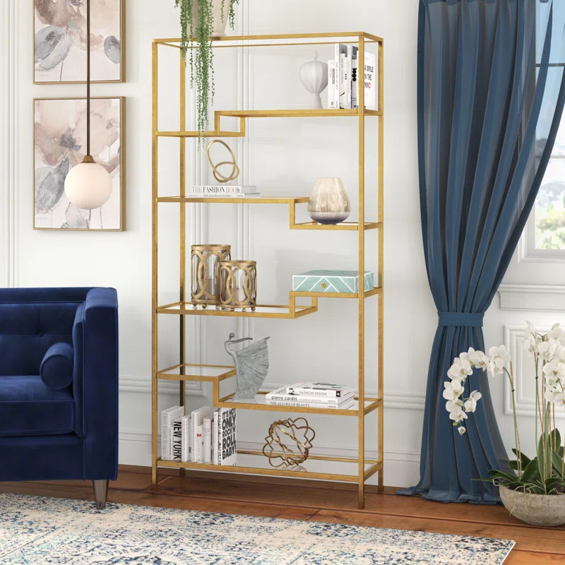 Nathalie Geometric Bookcase | Wayfair North America