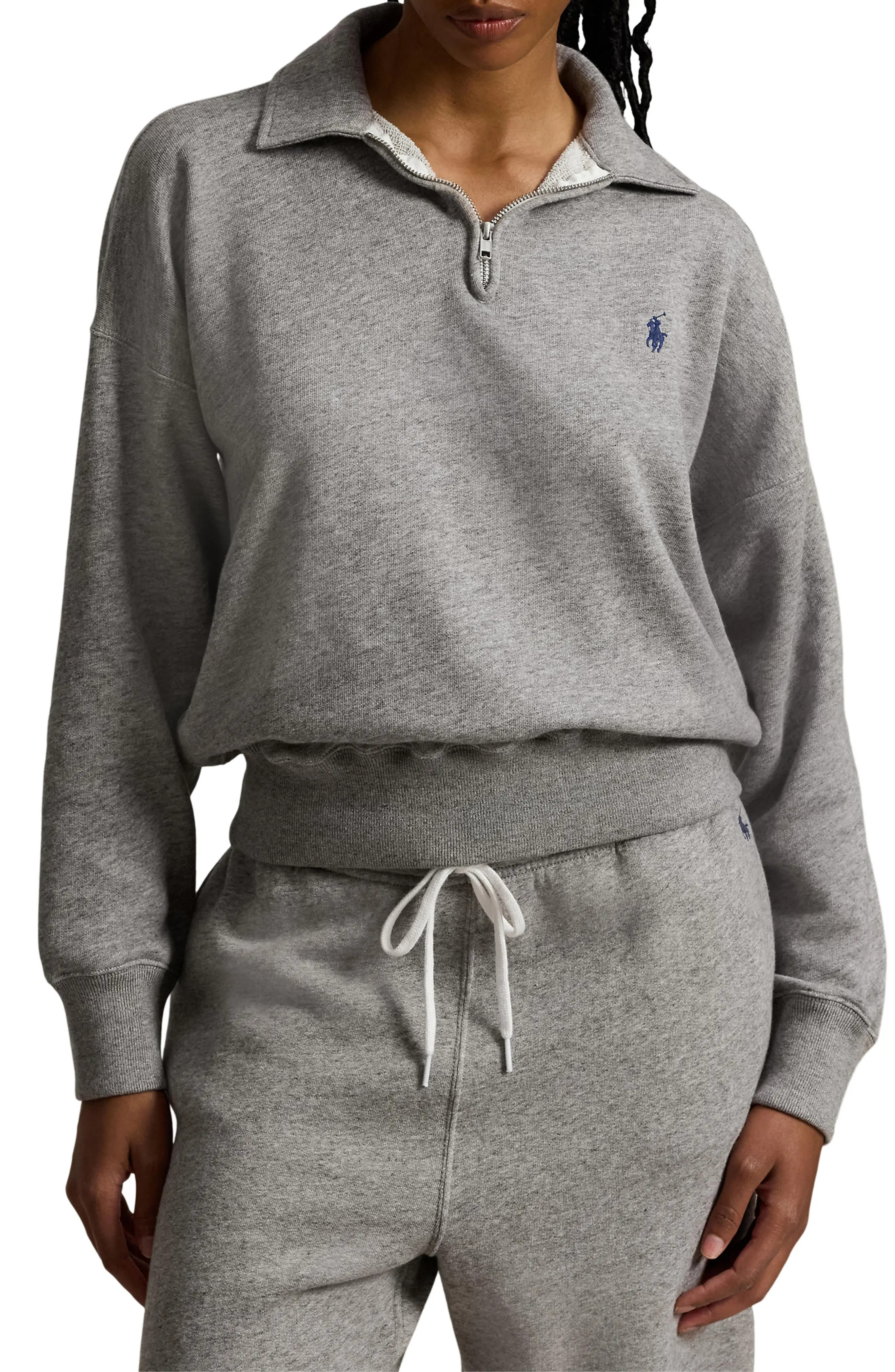Lightweight Fleece Quarter Zip Pullover (Women) | Nordstrom | Nordstrom