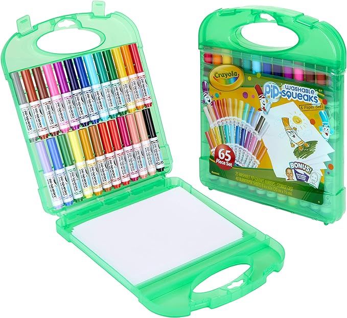 Crayola Pip Squeaks Washable Markers Set, Stocking Stuffers, Gift For Kids, Ages 4, 5, 6, 7 | Amazon (US)