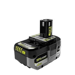 RYOBI ONE+ 18V 4.0 Ah Lithium-Ion HIGH PERFORMANCE Battery PBP004 - The Home Depot | The Home Depot