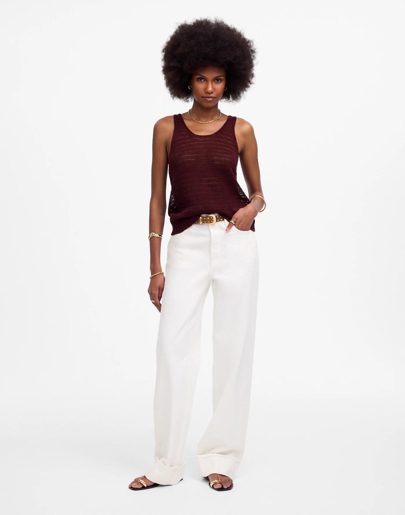 Linen Sweater Tank | Madewell