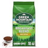 Green Mountain Coffee Roasters Breakfast Blend, Ground Coffee, Light Roast, Bagged 18 oz | Amazon (US)