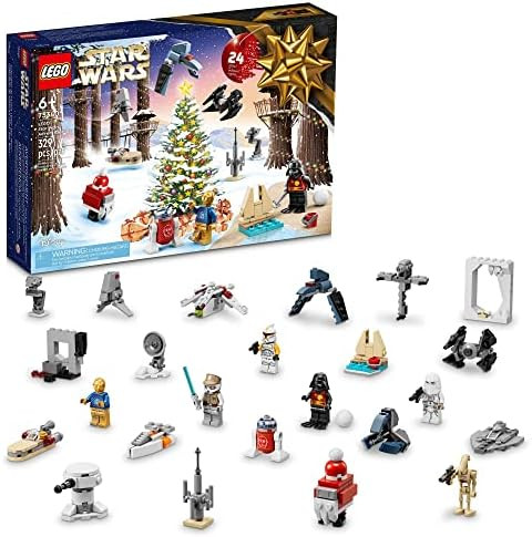 LEGO Star Wars 2022 Advent Calendar 75340 Building Toy Set for Kids, Boys and Girls, Ages 6+, 8 C... | Amazon (US)