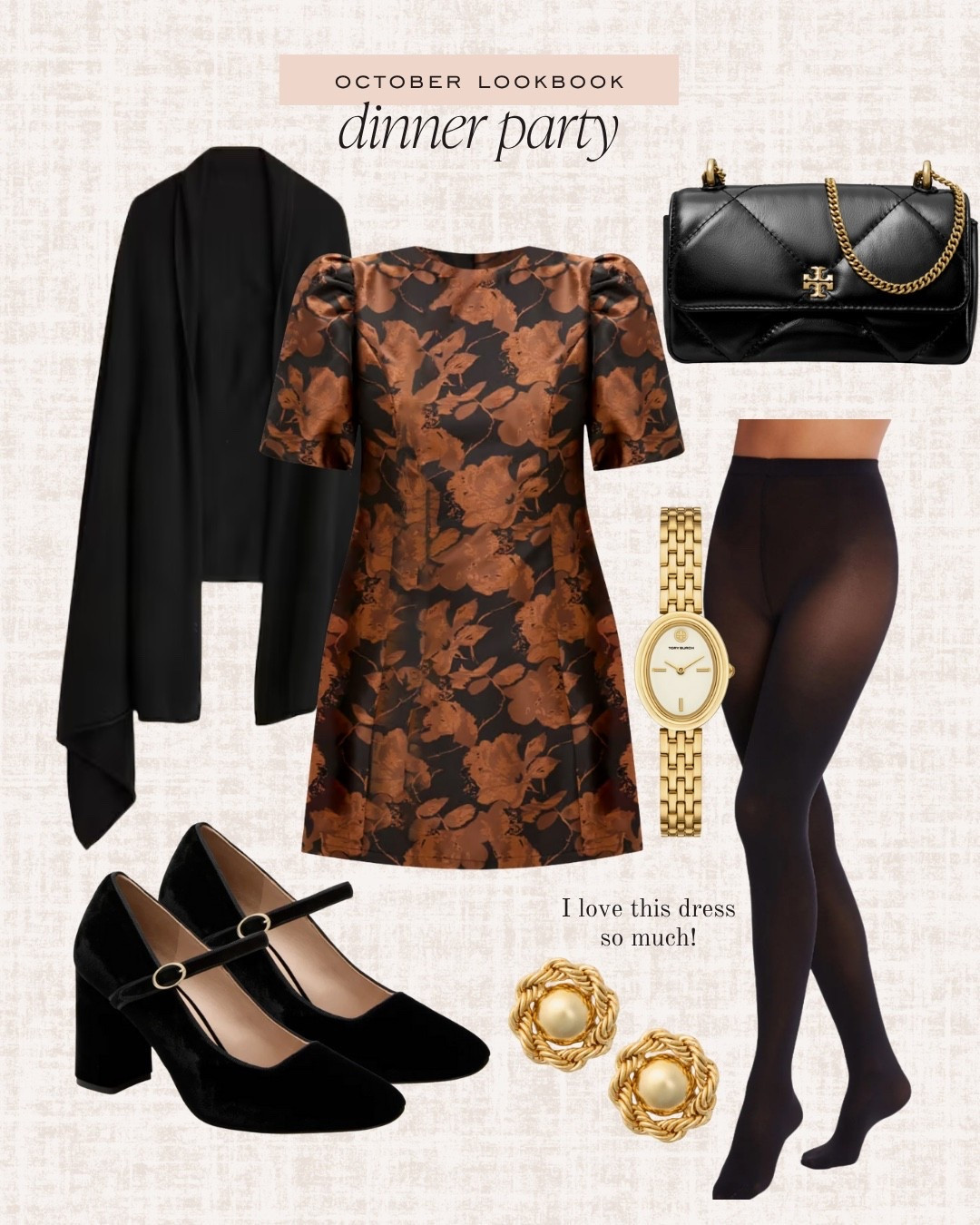 dinner party outfit, holiday party outfit, black cashmere scarf, black tights, block heel black pumps, black quilted handbag 

#LTKSeasonal #LTKWorkwear #LTKParties