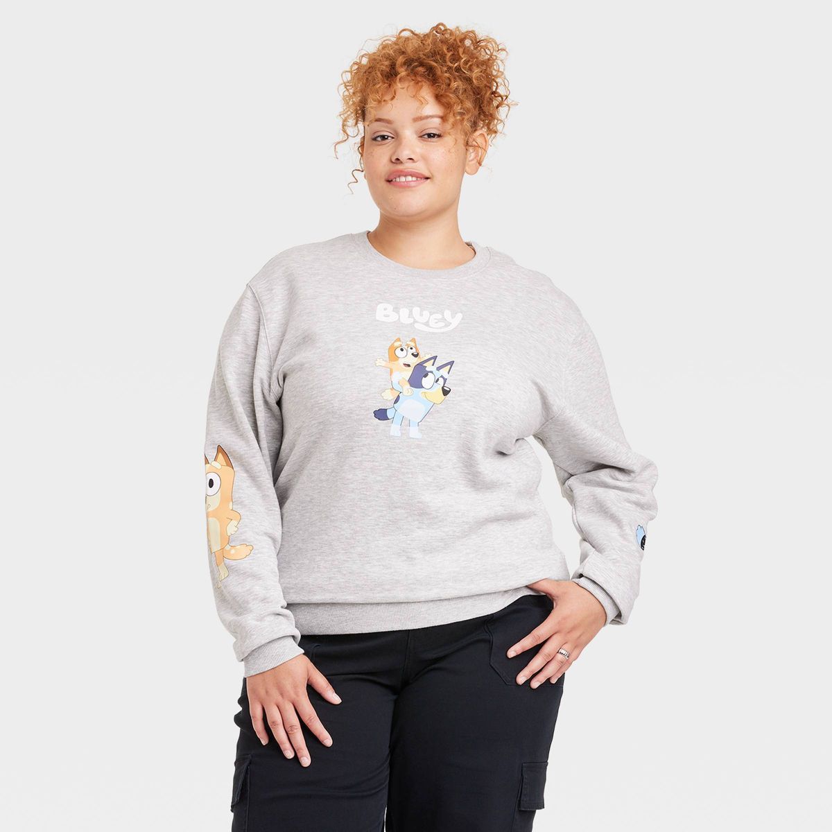 Women's Bluey Graphic Sweatshirt - Gray | Target
