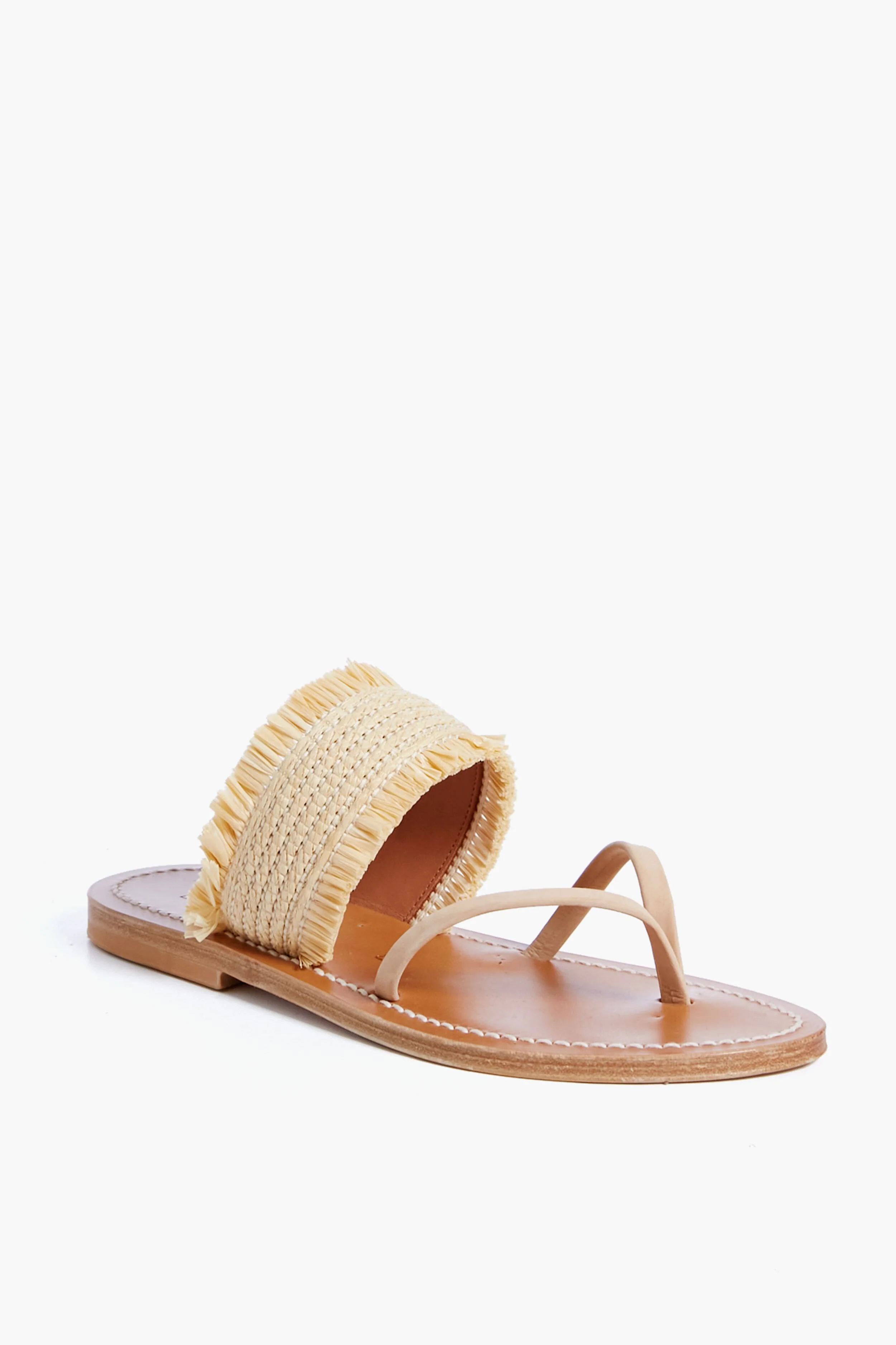 Natural Raffia Telia Sandals | Tuckernuck (US)