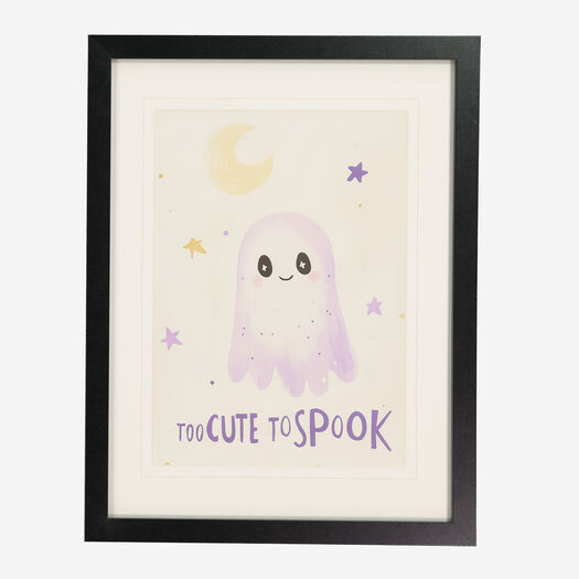 Too Cute To Spook Framed Art 40x30cm | TK Maxx
