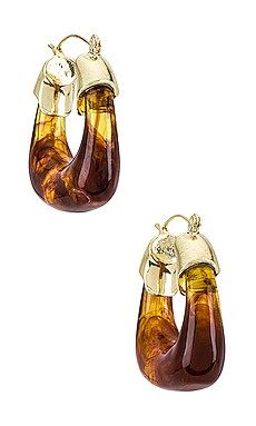 petit moments See Through You Earrings in Brown from Revolve.com | Revolve Clothing (Global)