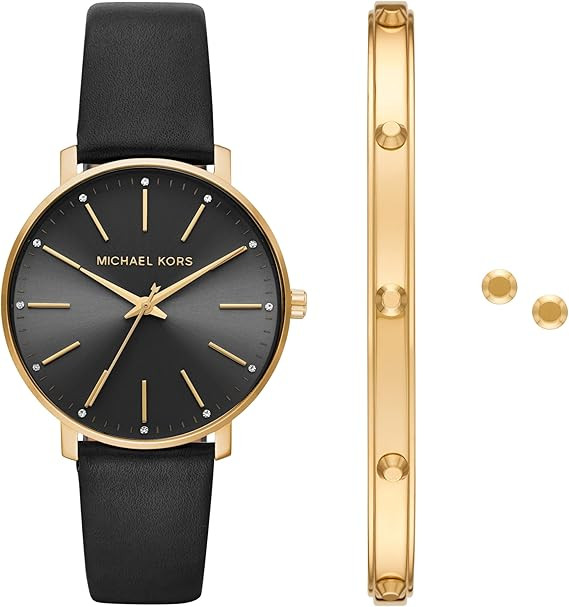 Michael Kors Pyper Women's Watch, Stainless Steel Watch for Women with Steel, Leather, or Silicon... | Amazon (US)