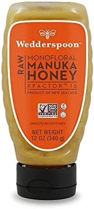 Wedderspoon Raw Manuka Honey, Unpasteurized, Genuine New Zealand Honey, Multi-Functional, Non-GMO Su | Amazon (US)