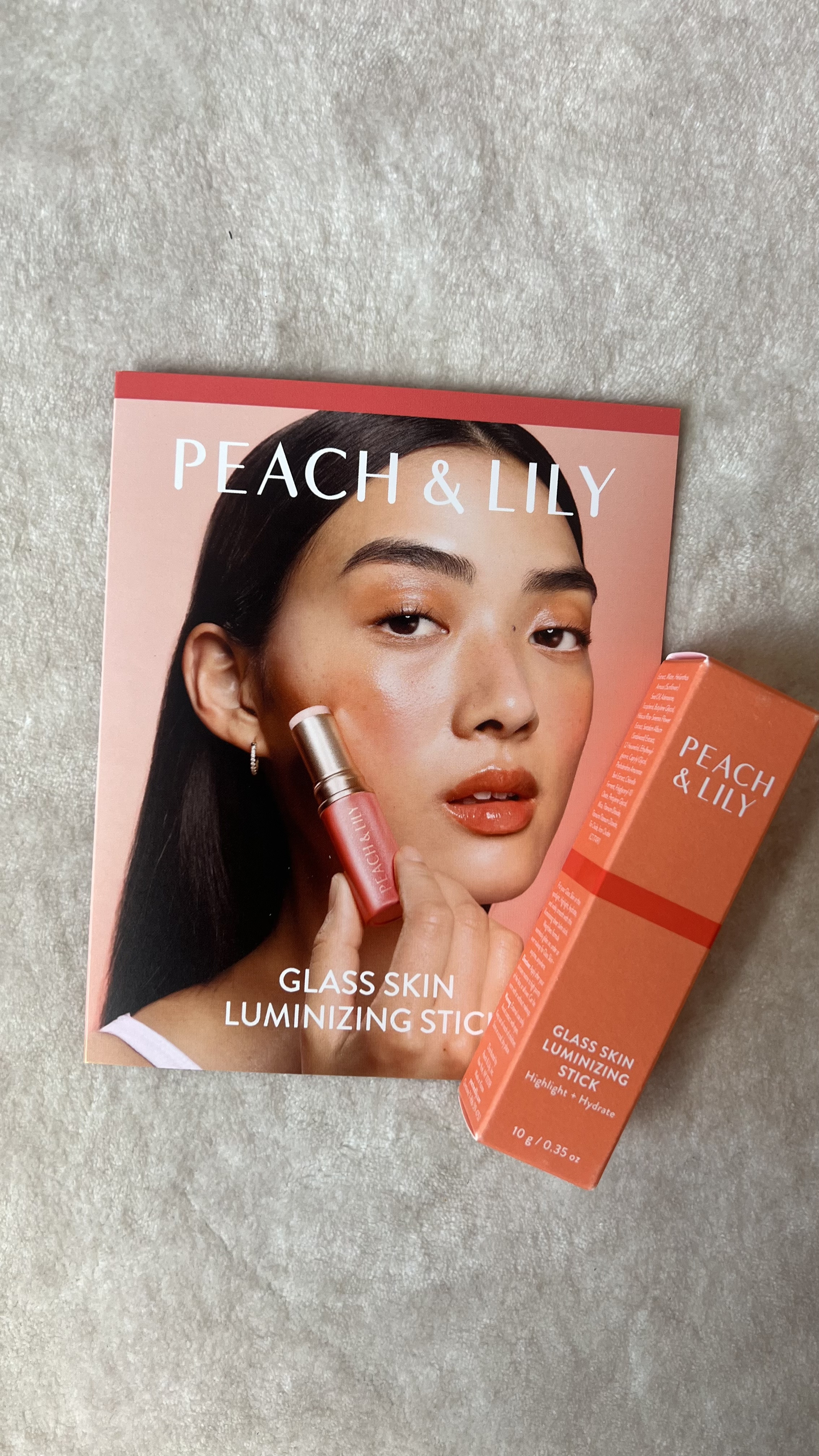 Just received the new @peachandlily Glass Skin Luminizing Stick! This skincare-meets-makeup balm is designed to deliver a radiant, dewy glow while nourishing the skin with over 40 beneficial ingredients. Key components include:
	•	Hyaluronic Acid Complex: Provides deep hydration for a plump, bouncy appearance.
	•	Squalane, Sunflower Seed Oil, Camellia, and Rosehip Oil: Offer lightweight moisture and antioxidant benefits.
	•	Shea Butter: Seals in moisture and protects against environmental stressors.
	•	Peptides and Vegan Collagen Complex: Help smooth fine lines and promote firmness.
	•	Tremella Mushroom Extract: Attracts moisture for long-lasting hydration.
	•	Antioxidants like Peach, Barley, Mugwort Extracts, and Tsubaki Oil: Protect the skin from environmental damage.
	•	Bifida Ferment: Supports the skin barrier.
	•	Heartleaf, Adenosine, and Panthenol: Soothe and calm the skin.
	•	Mica: Provides a subtle shimmer effect without glitter or grease.

This luminizing stick can be applied to the high points of the face or all over for a luminous finish. It layers seamlessly under or over makeup, enhancing your look with a lit-from-within glow. Excited to try this versatile product and see how it elevates my skincare and makeup routine!

#PeachAndLily #GlassSkin #LuminizingStick #SkincareMeetsMakeup #DewyGlow #HydratingHighlighter #CleanBeauty #VeganSkincare #CrueltyFree #KBeauty #Gifted

#LTKBeauty #LTKFindsUnder50