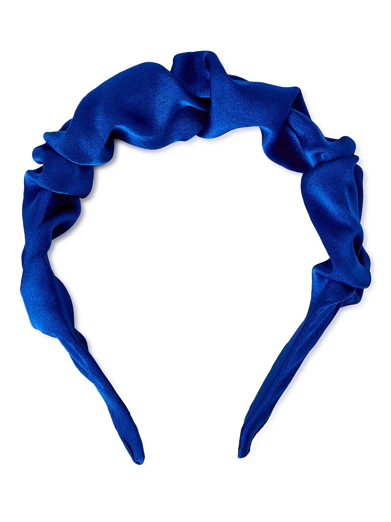 Scoop Women’s Ruffled Headband, Soft Headband, Ruffled and Soft Material, Blue Headband - Walma... | Walmart (US)