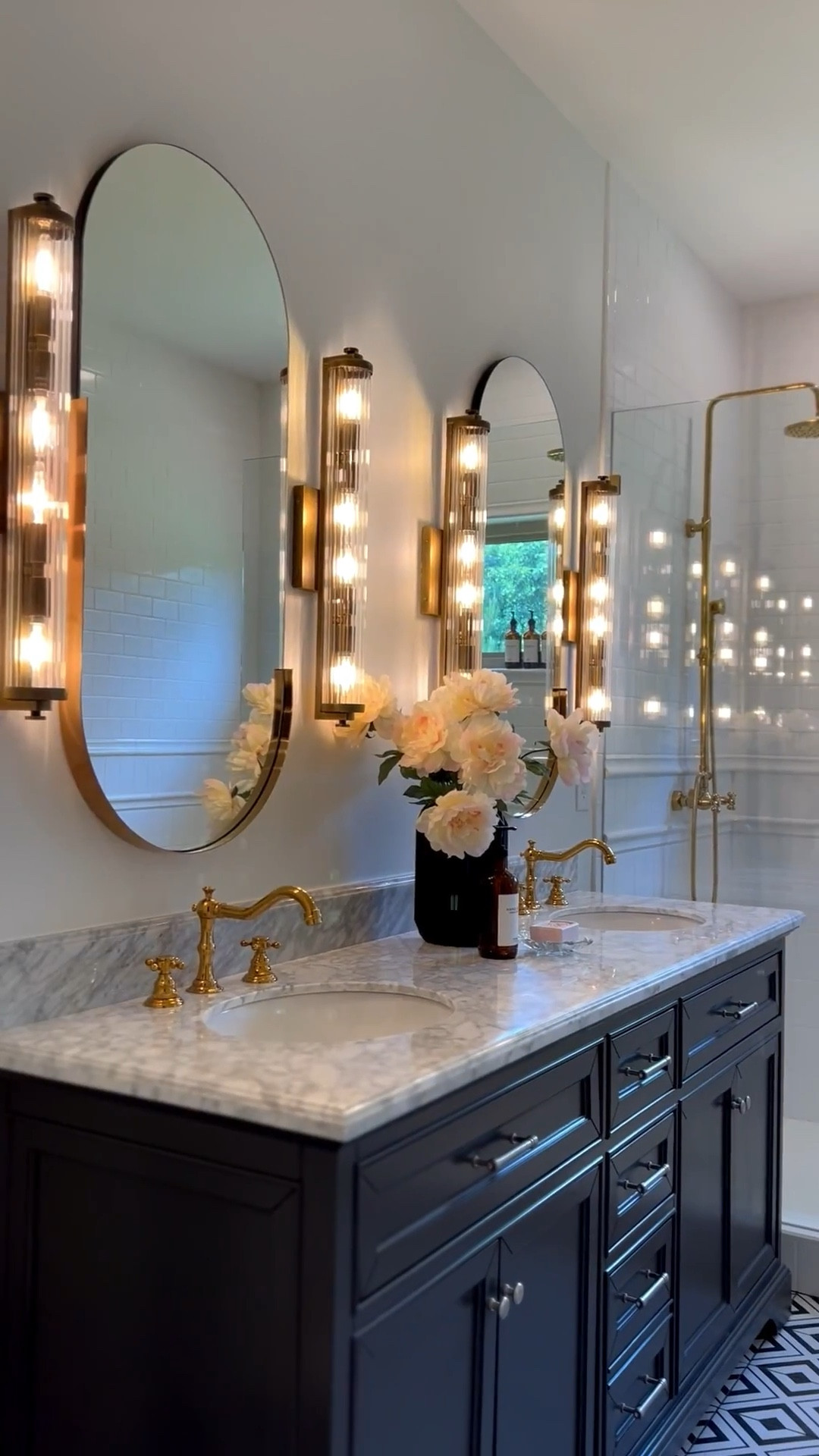 Calm mornings start here — soft light, quiet luxury, and pieces that make the everyday feel intentional. 🕊️ 

Linked the details that bring warmth to your bathroom every season.

#ltkhome #bathroomdesign #slowliving #neutraldecor #fallhome #intentionaldesign 

#LTKSeasonal #LTKGiftGuide #LTKHome