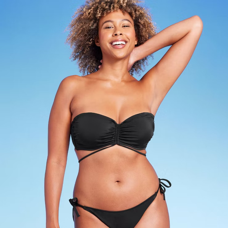Women's Strappy Bandeau Bikini Top - Shade & Shore™ | Target